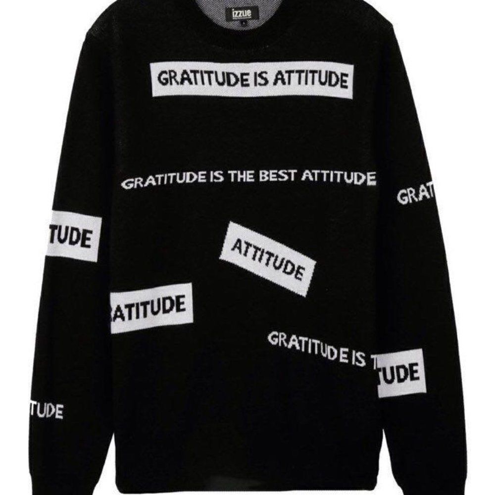 Izzue Gratitude Is Attitude Long Sleeve Sweatshirt